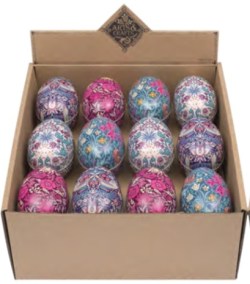 WM2886 Medium Tin Eggs William Morris Arts and Craft